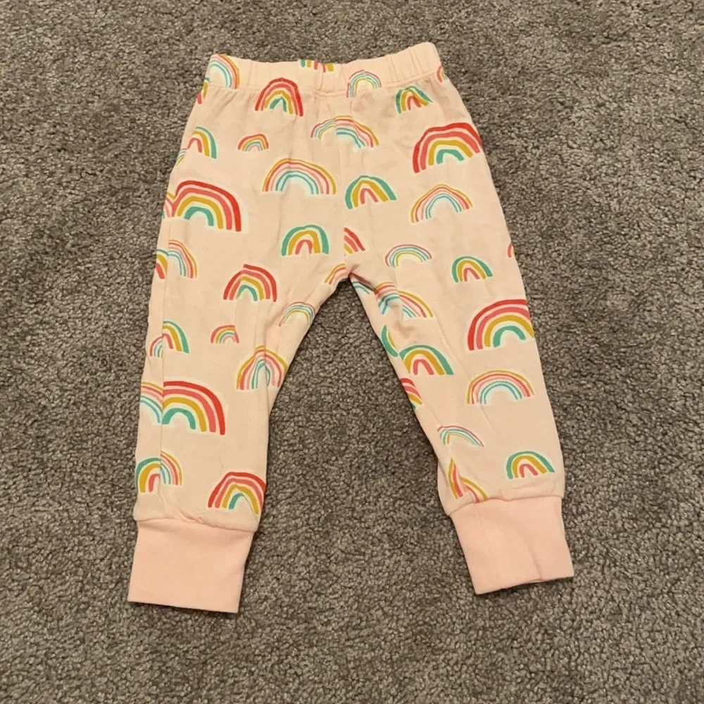 Angel Dear Pink Rainbow Pajama Set